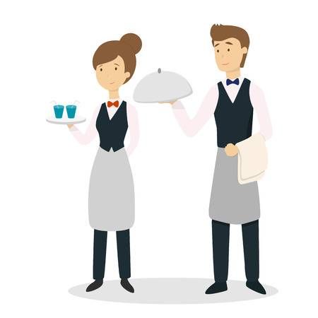 Image result for waiter clipart.