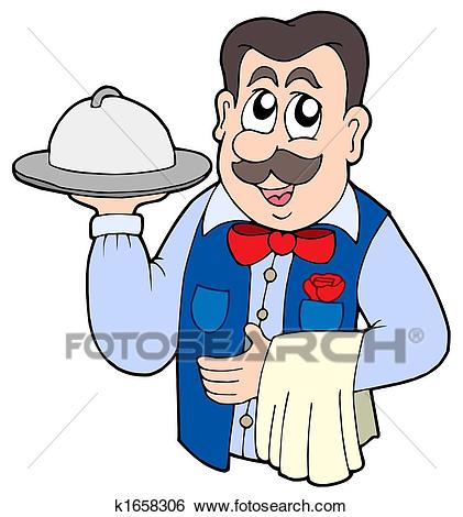 Waiter clipart 4 » Clipart Station.