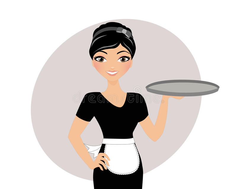 Waitress Stock Illustrations.