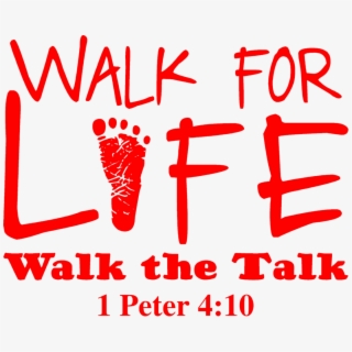 Walk For Life Walk The Talk , Transparent Cartoon, Free.