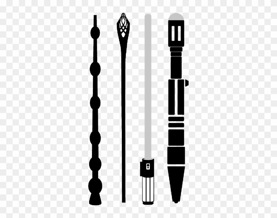 Elder Wand, Gandalf Staff, Light Saber, Sonic Screwdriver.