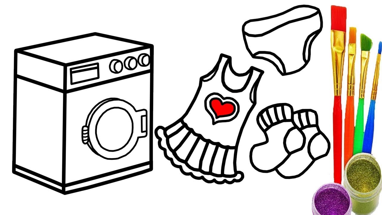 The best free Washing machine drawing images. Download from.