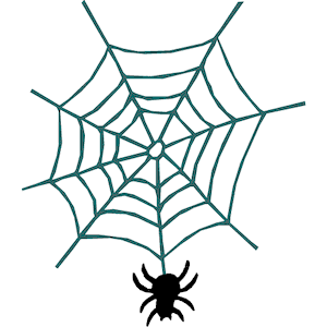 Spider web free vector design spiders clip art.