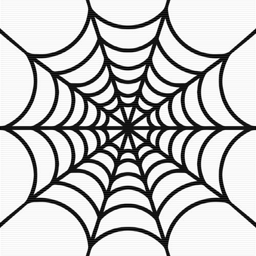 Spider Web Clipart Black And White.