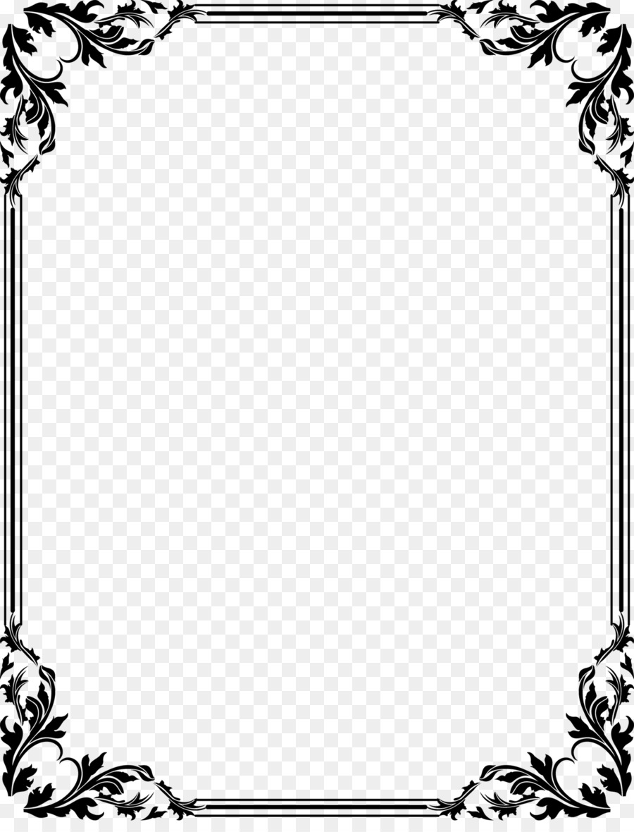 Border Design Black And White clipart.