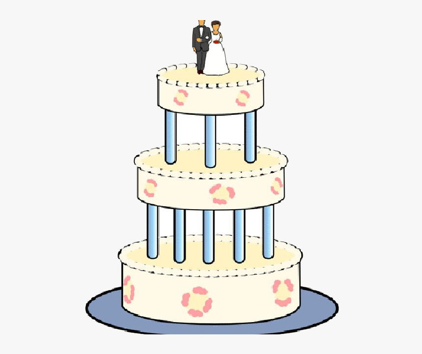 Wedding Cake Clipart Free , Transparent Cartoons.