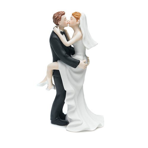 Kissing Couple Cake Topper.