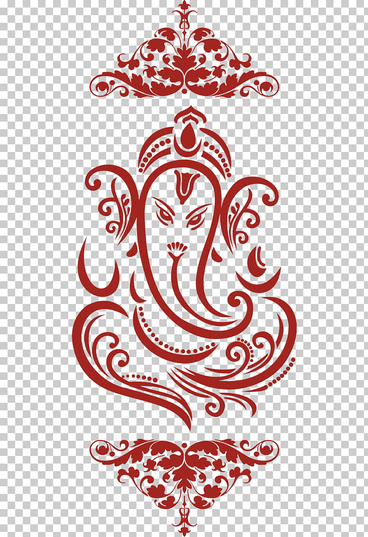 Ganesha Wedding invitation , wedding card PNG clipart.