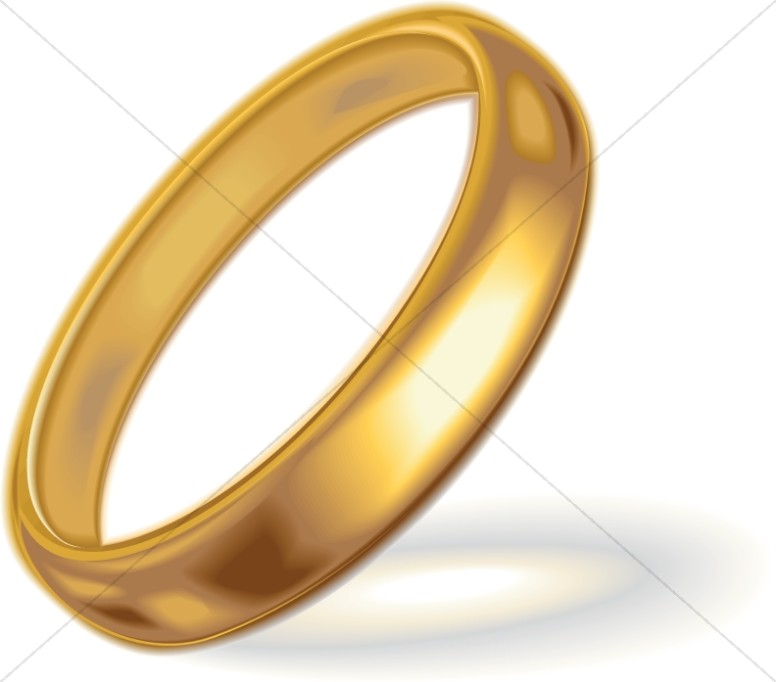 Gold Wedding Band.