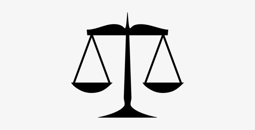 Justice Law Measurement Silhouette Weight.