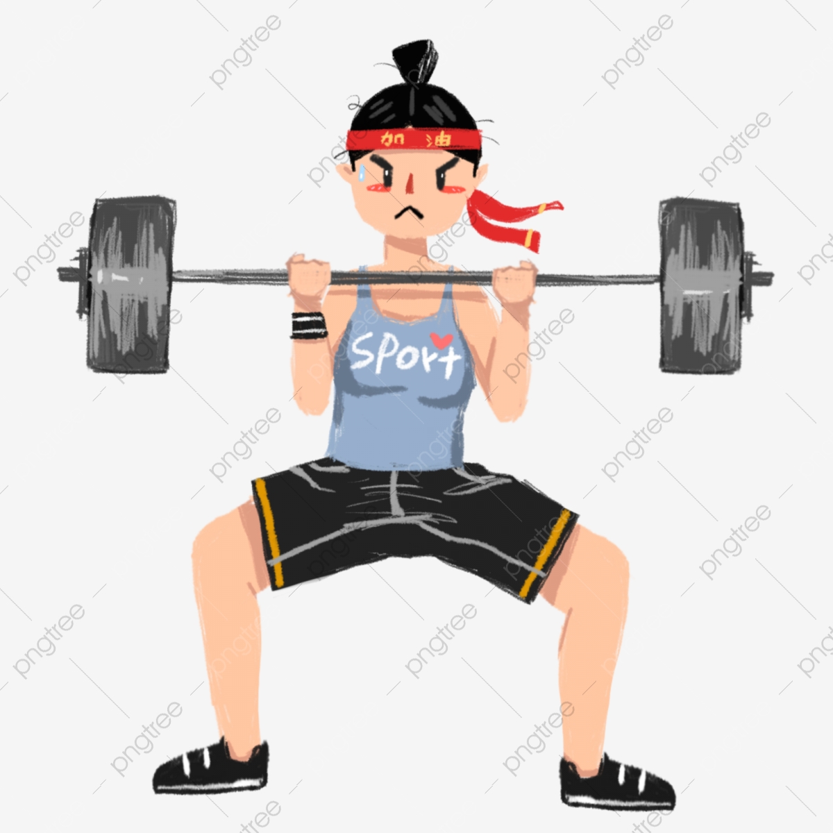 Weightlifting Woman, Weightlifting Clipart, Woman Clipart, Woman PNG.