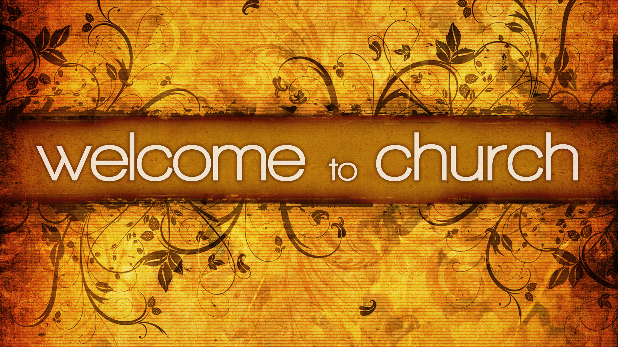 Welcome church visitor clipart.