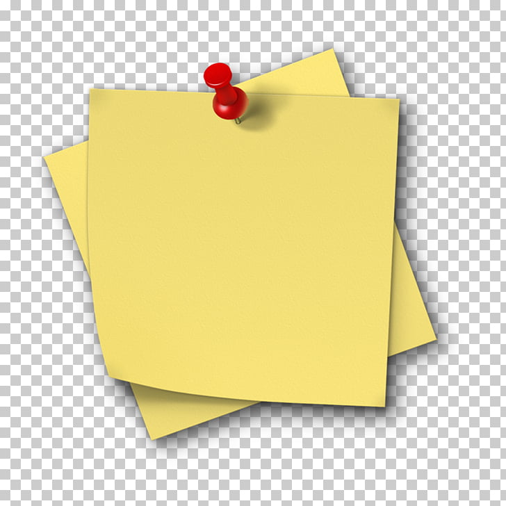 Sticky notes PNG clipart.