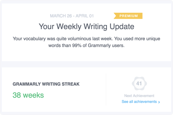 Common questions about weekly Grammarly Insights reports.