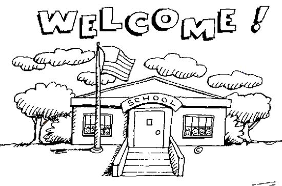 Black And White Back To School Clipart.