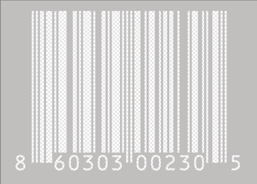 How to Make Barcode Transparent.