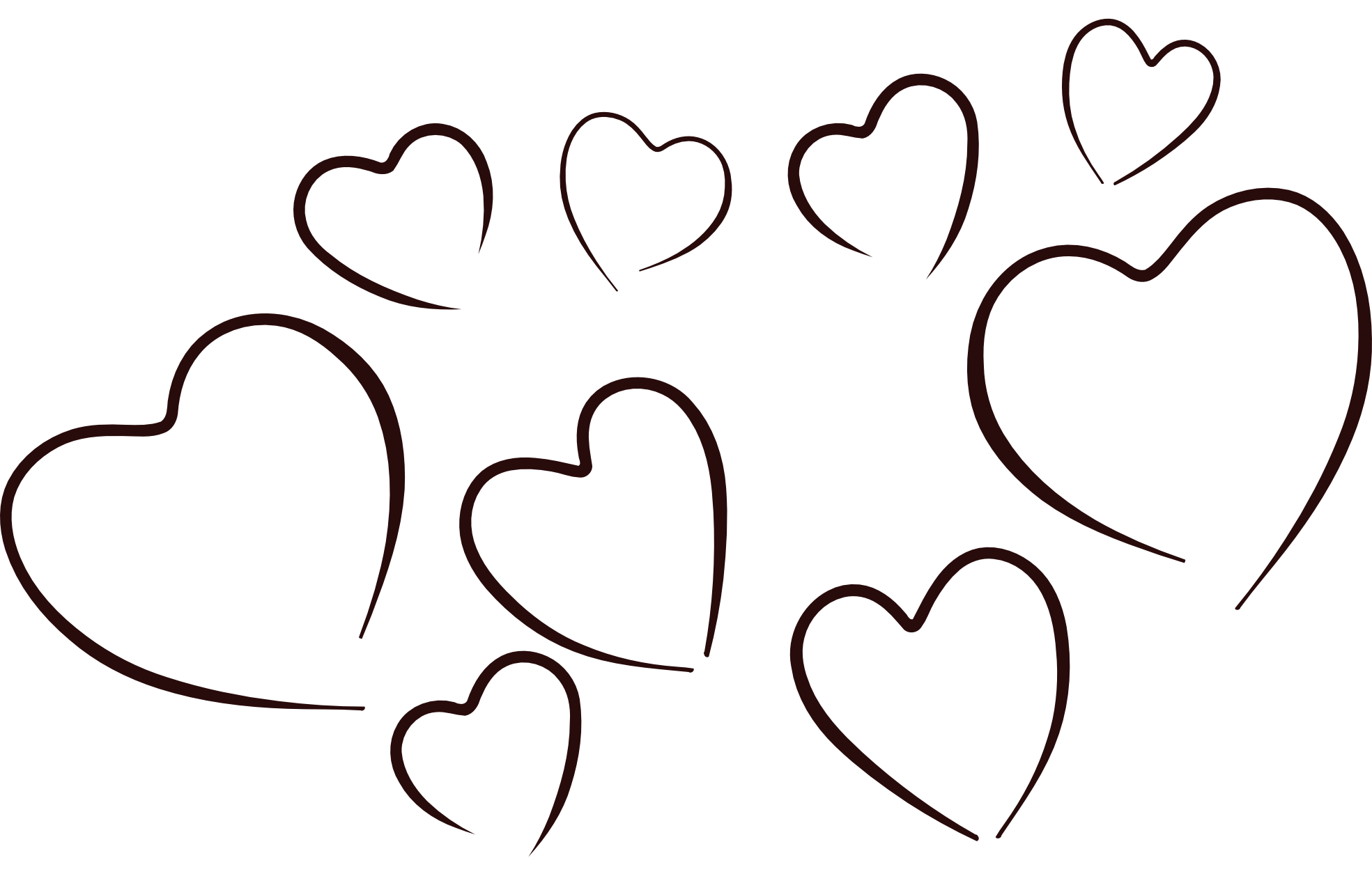 Heart black and white heart black and white heart clipart 4.