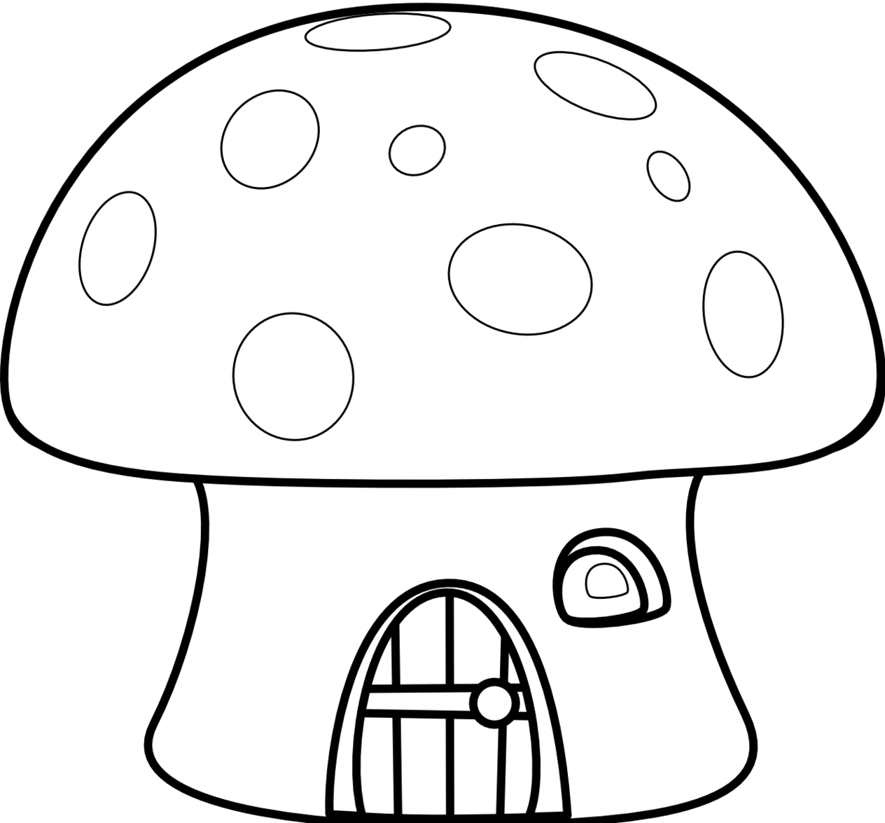 Similiar Black And White Mushroom Clip Art Keywords.