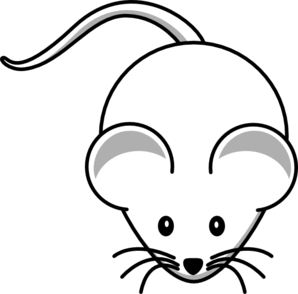 White Mouse Clip art.