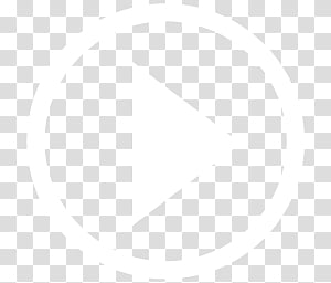 MetroStation, white play button icon transparent background PNG.