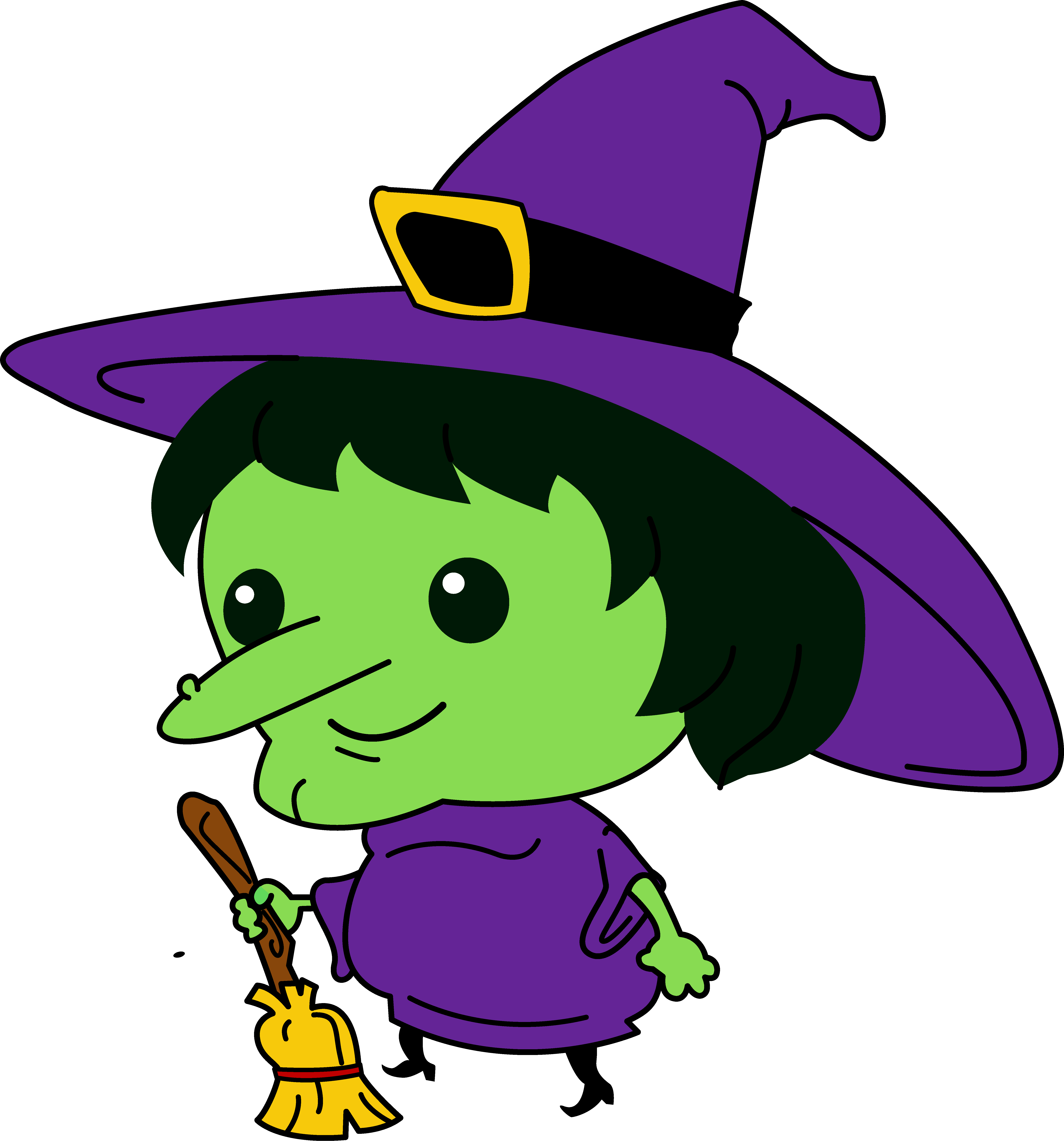 Witch Clip Art Free.