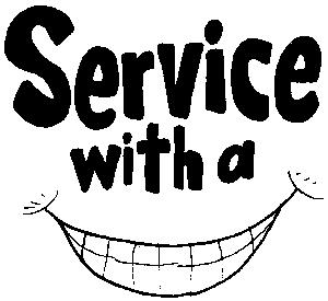 Service With A Smile Clipart.