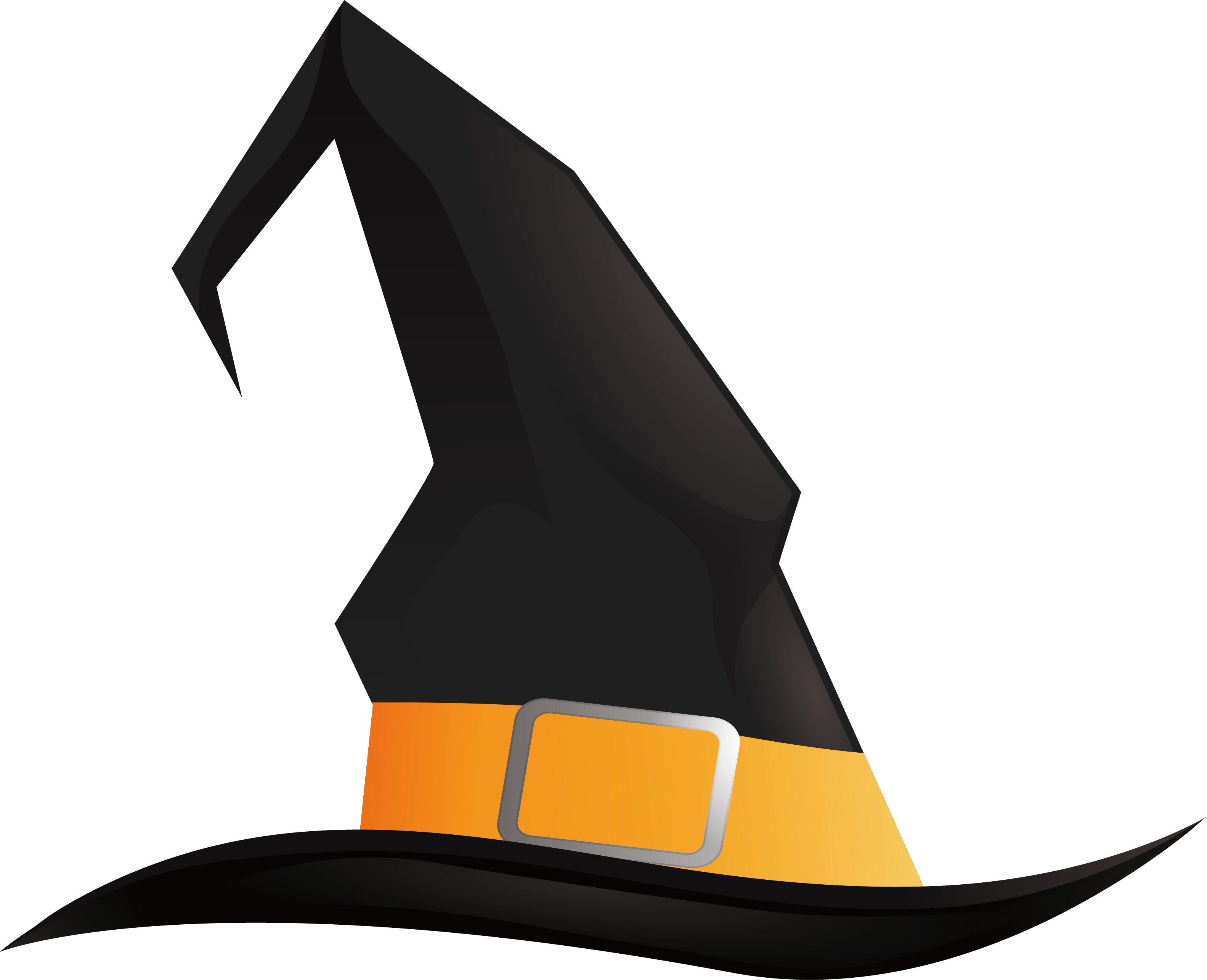 Witch hat Halloween Pointed hat.