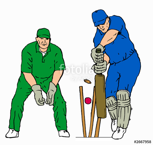 cricket batsman and wicket keeper