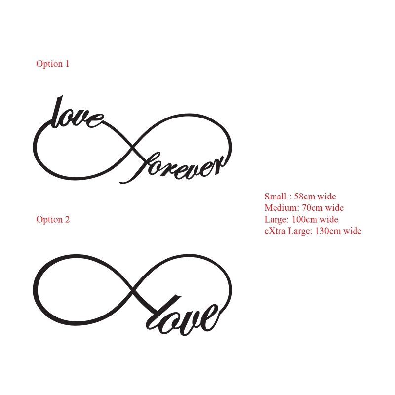 Infinity Sign With Love.