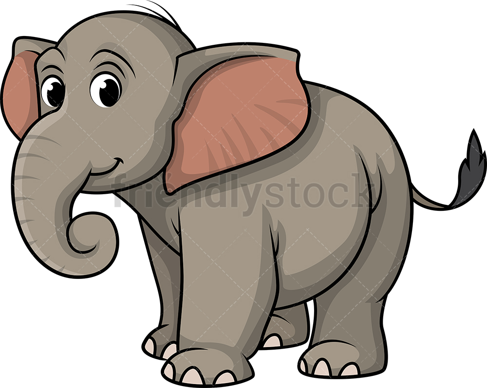 Cute Wild Elephant.