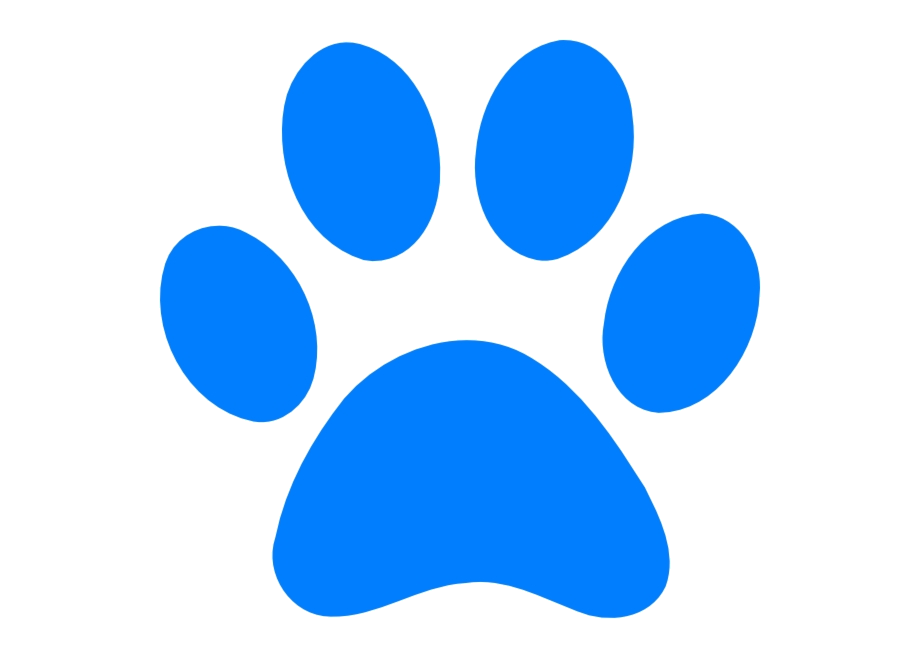 Paw Print Dog Free Wildcat Clip Art Pawprint Blues Png.