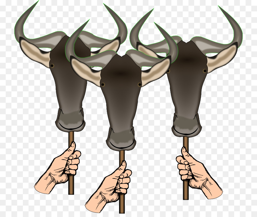 Wildebeest clipart Gemsbok Hartebeest Cattle clipart.