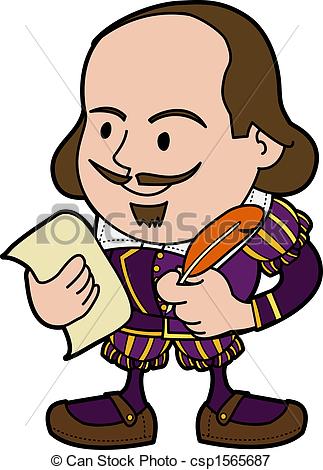 Vectors Illustration of Illustration of Shakespeare.