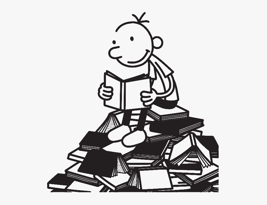 Diary Of A Wimpy Kid Greg Reading , Free Transparent Clipart.