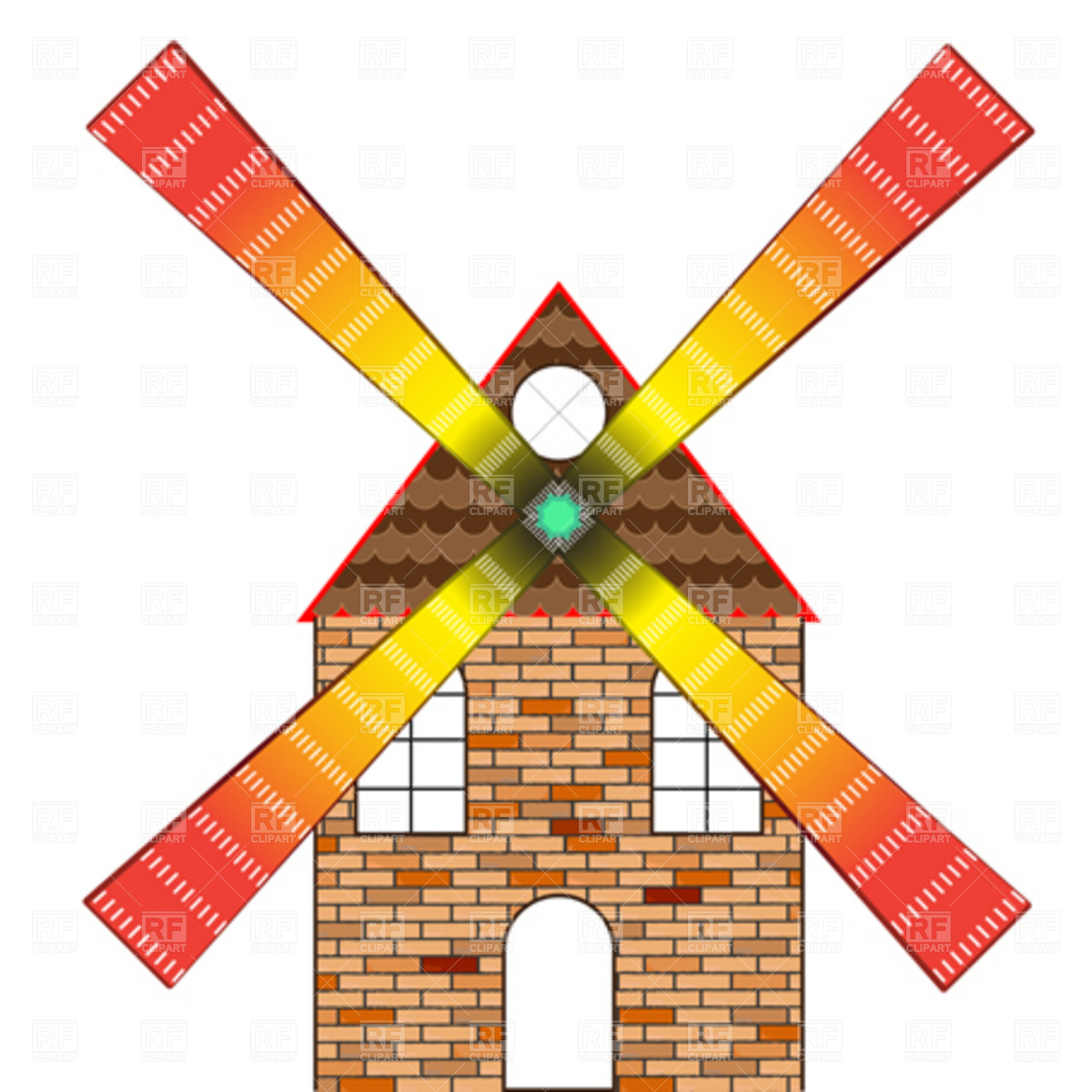 Windmill Clipart.