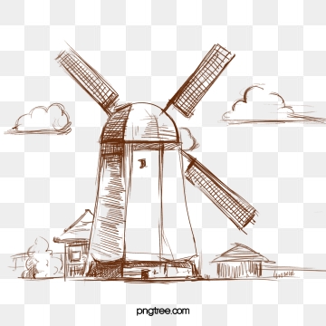 Windmill Png, Vector, PSD, and Clipart With Transparent Background.