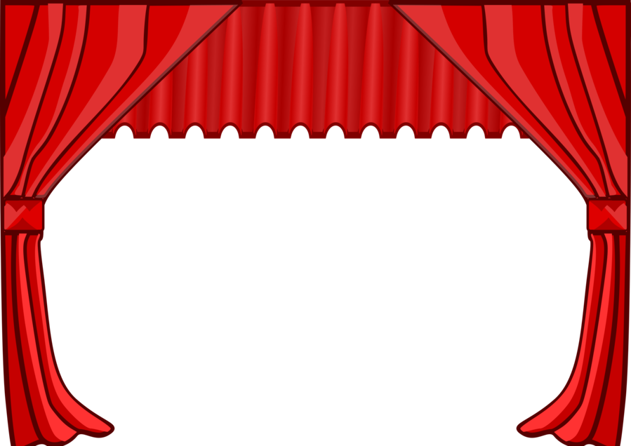 Theatre Curtains clipart.