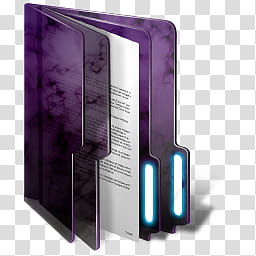 Purple Windows Folders, folder icon transparent background PNG.