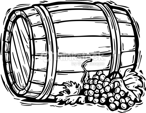 Wine Barrel Clipart.