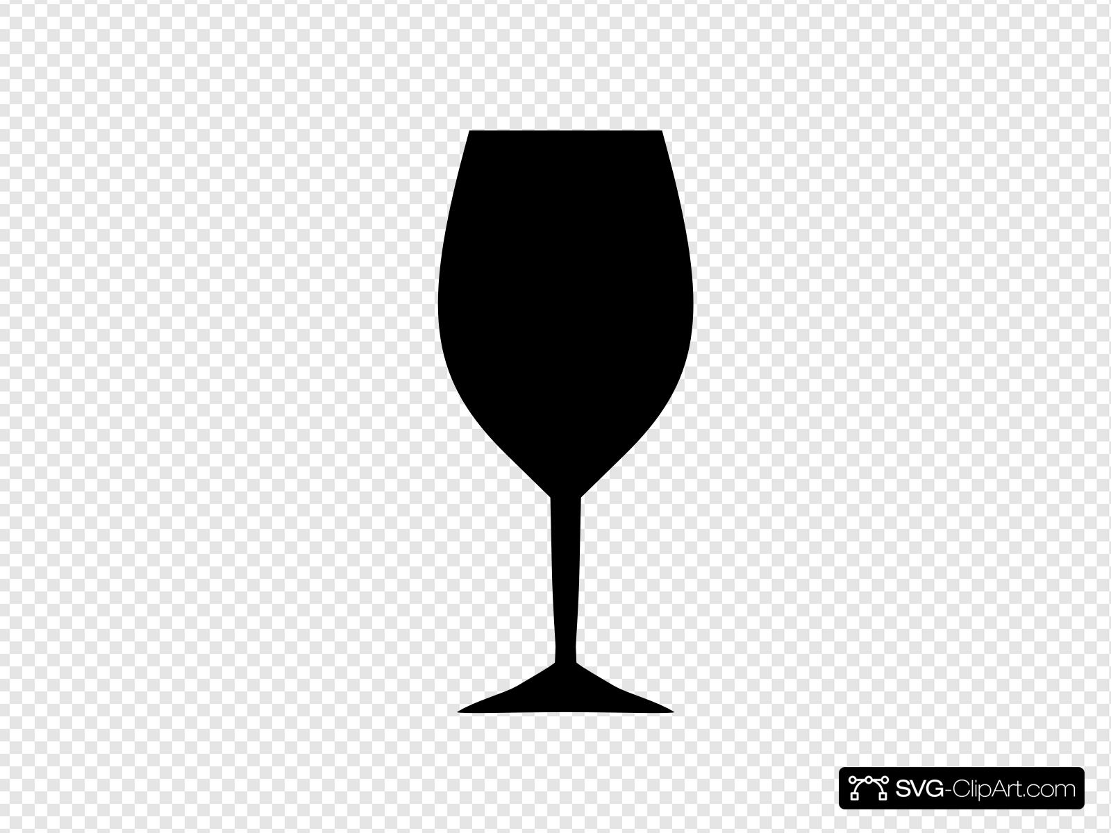 Wine Glass Clip art, Icon and SVG.