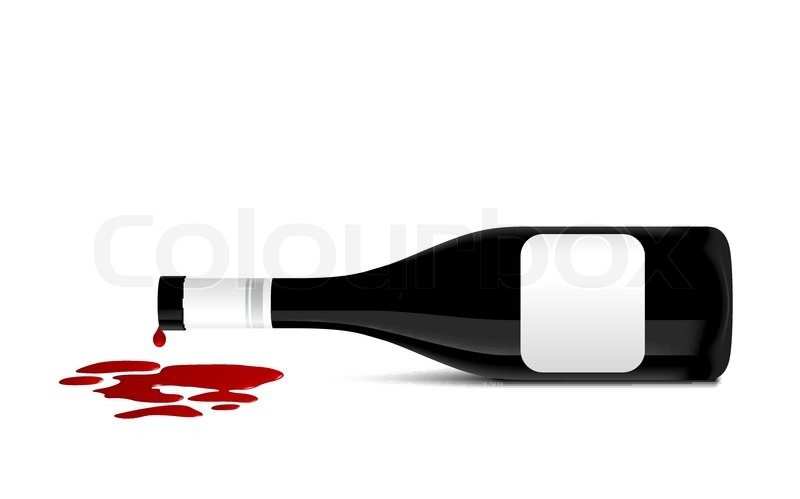 729 Wine Bottle free clipart.