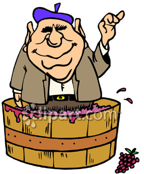 Wine Making Clip Art.