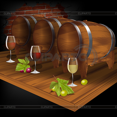 Wine cellar clipart.