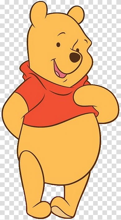 Winnie the Pooh poses transparent background PNG clipart.