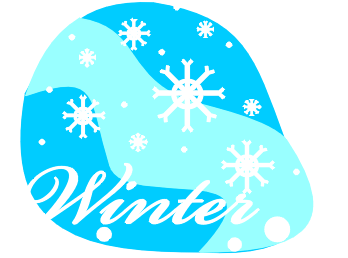 Winter Begins Clipart.