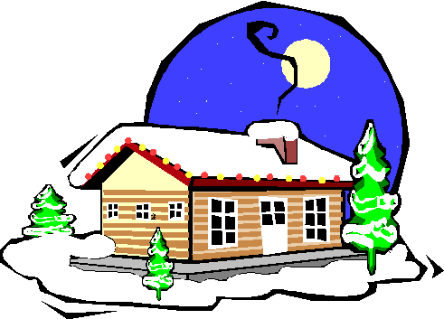 Winter Scene Clip Art.