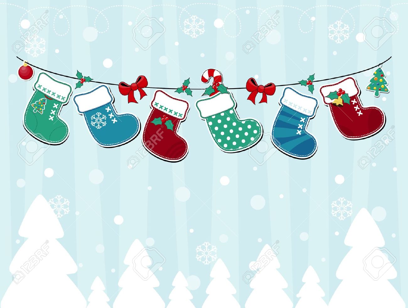 Winter Decorations Clipart.