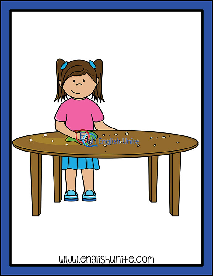 Wipe table clipart 2 » Clipart Station.