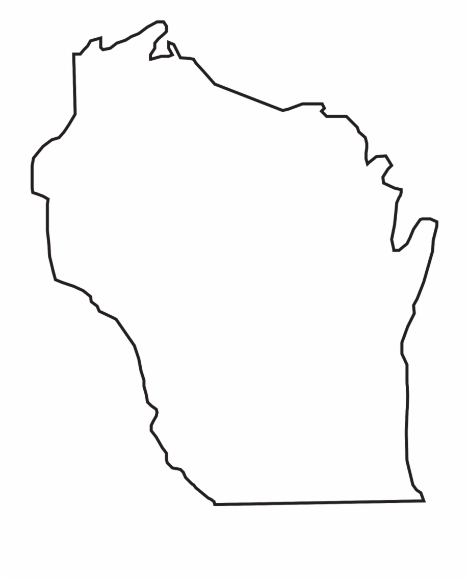 Wisconsin State Outline Free PNG Images & Clipart Download #2343998.