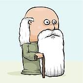 Wise Old Man Clipart.